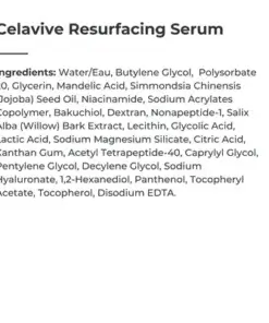 Resurfacing serum Ingredients