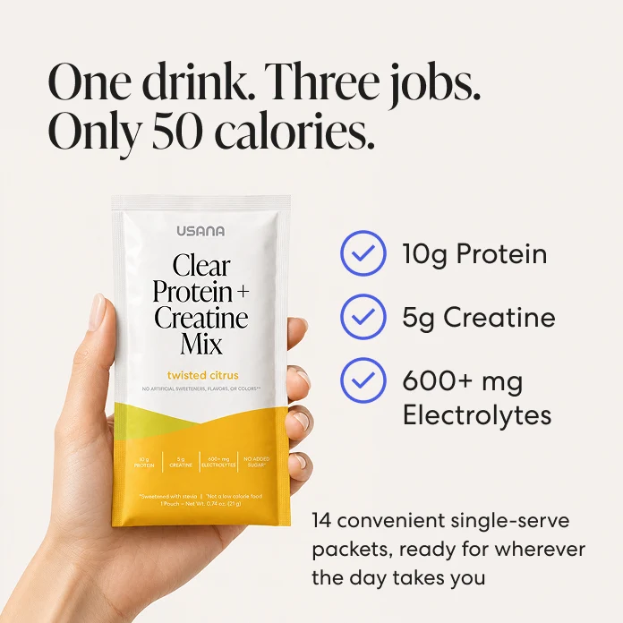 clear protein creatine mix