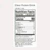 clear-protein-nutrition-facts